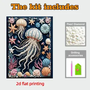 2026 New DIY Pearl Painting Kit, Frameless Underwater World Design, Home Decor for New Houses, Creative Gift for Craft Enthusiasts