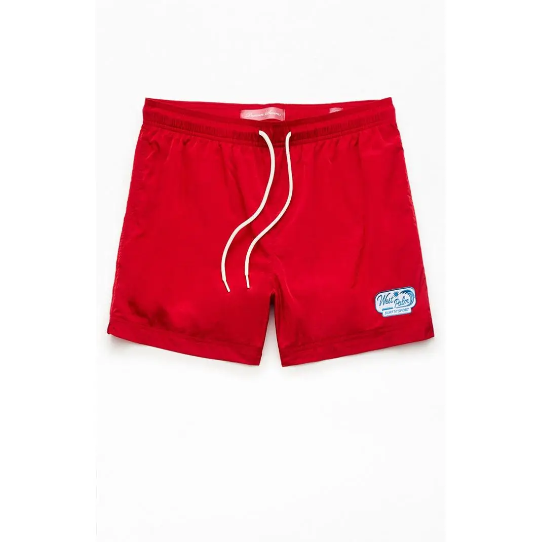 Pacsun Men's West Palm Crinkle 4.5" Swim Trunks