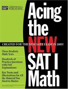 USED-Acing The New Sat I Math by Greenhall Publishing (Paperback)