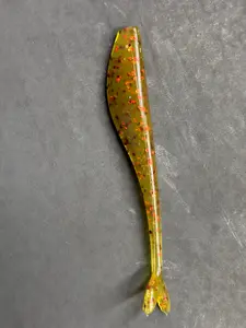 Wicked Shad 3.5 Inch Tail Lure for Freshwater & Saltwater Fishing with Outstanding Tail Action and Flashy Shad Style Body Topwater Lure