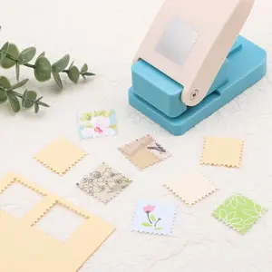 1 Inch Square Postage Stamp Punch – Lever Action Craft Punch for Paper Crafting, Scrapbooking, Card Making – Punches 1x1 Inch Square Postage Stamp Shape – Sleek Design with Locking Mechanism for Easy Storage