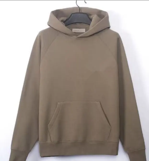 Women's Casual Sweatshirts, Classic Plain Long Sleeve Pullover Hoodie, Desert Taupe Tops for Lounging