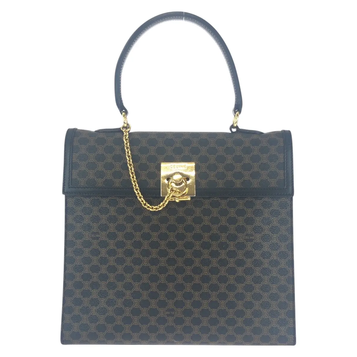 Pre-owned Celine Plastic Shoulder Bags Macadam PVC Handbag