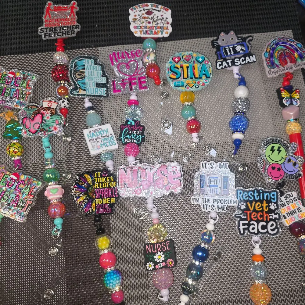 Beaded Badge Reels