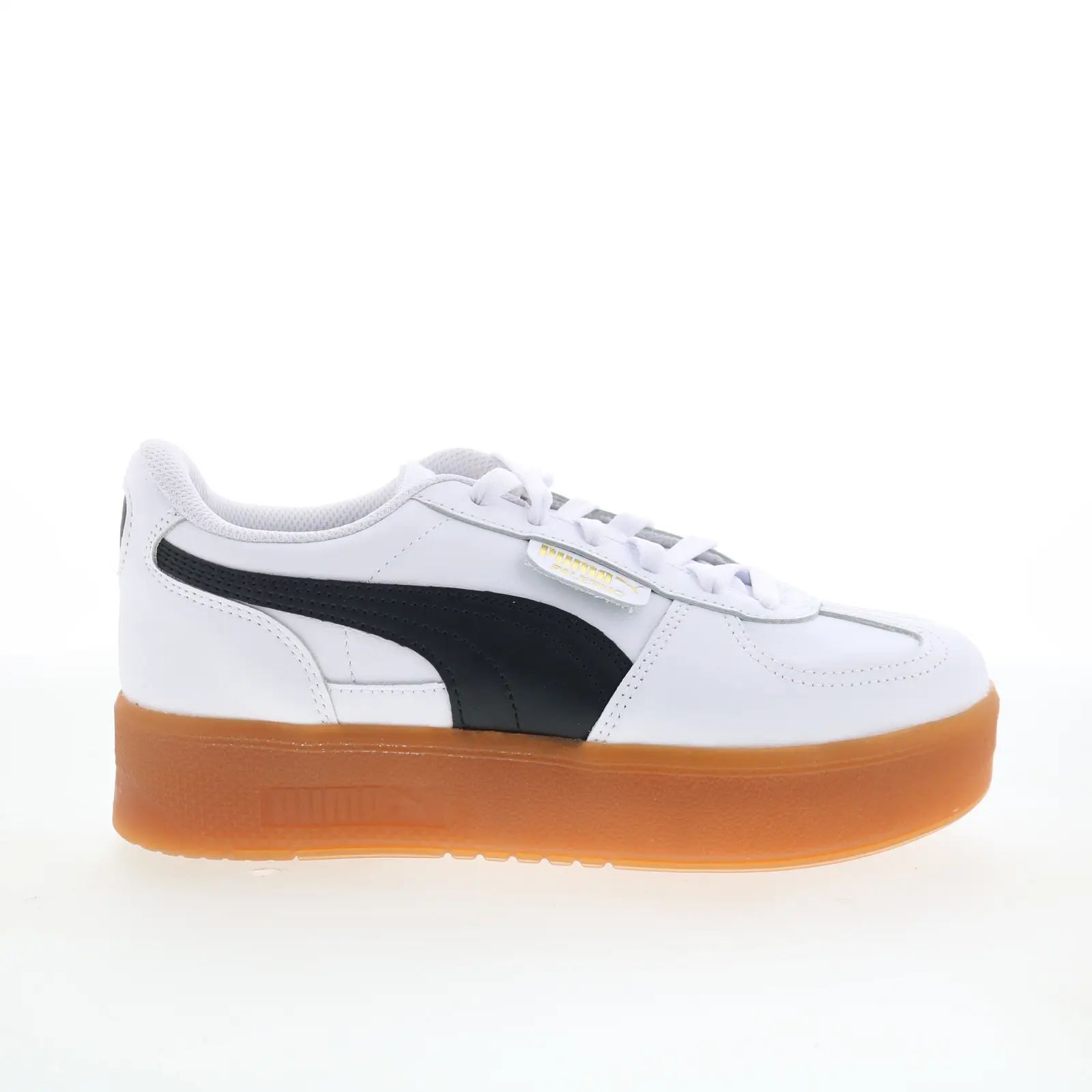 Puma Palermo Elevata Leather 40046102 Womens White Lifestyle Sneakers Shoes