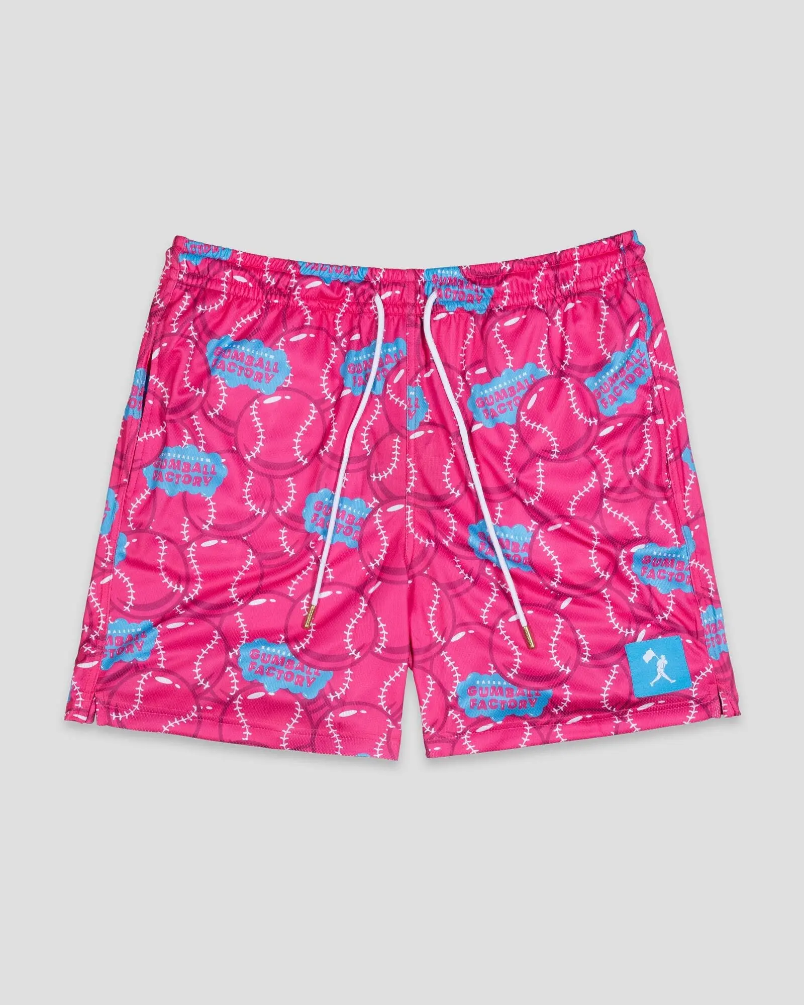 Gumball Factory Diamond Air Mesh Shorts - Pink