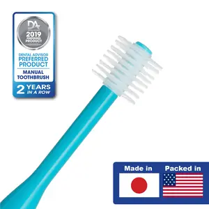 Brilliant Child Toothbrush by Baby Buddy, Ages 2-5 Years, Round Head, Bristles Clean All-Around Mouth