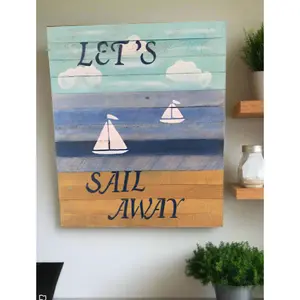 Sail Away Pallet Decor