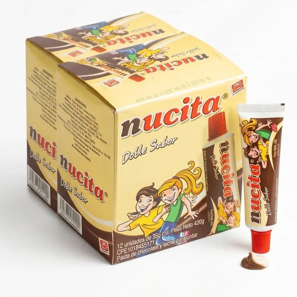 Nucita doble sabor 12 o 24 und x 35gr by Navicobian, Venezuelan Sweet Snack