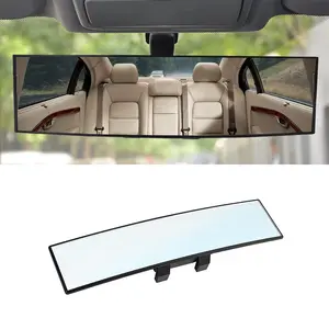 Car Baby Mirrors Interior Rear View Mirror Wide Angle Convex Rearview Mirror Anti Glare Large Vision Panoramic Auxiliary Monitor