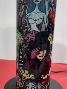 Tim Burton Characters Tumbler Bottle Drinkware