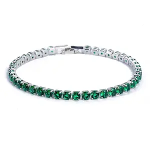VVS Vault Diamond Bracelet - Green