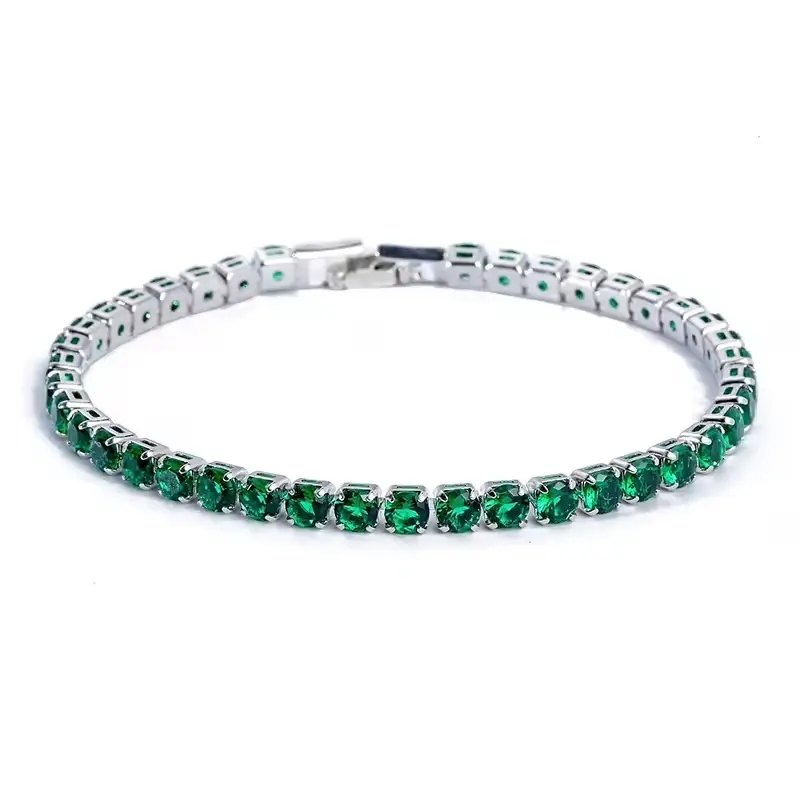 VVS Vault Diamond Bracelet - Green