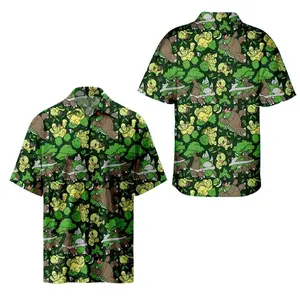 Anime Hawaiian Shirts, Poke Beach Shirt, Water Type Aloha, Gift For Him, Poke Lover Crewneck, Family Trip Shirt