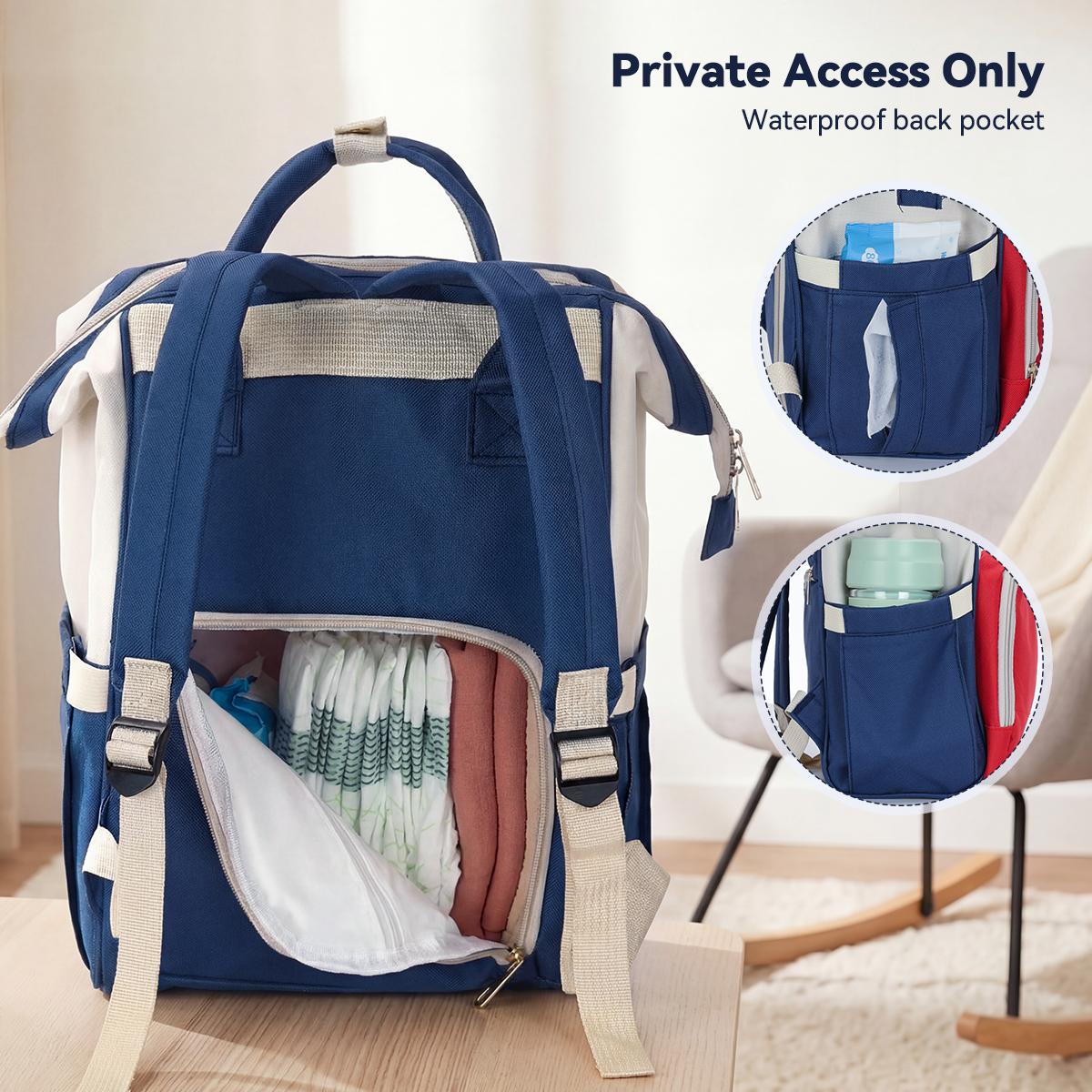 COMOMY Diaper Bag Backpack, 15.7'' × 9.84'' × 6.3'', Multifunctional Mommy Nappy Bags with Insulated Pockets, Waterproof, Large Capacity, Red COMOMY Diaper Bag Backpack, 15.7'' × 9.84'' × 6.3'', Multifunctional Mommy Nappy Bags with Insulated Pockets, Waterproof, Large Capacity, Red