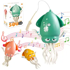 FuRise Dancing Octopus Toy – Electric Wiggly Squid with Lights, Music & Obstacle Avoidance | USB Rechargeable Sensory Toy for Kids, sensory toy for toddlers, dancing octopus toy, electric squid toy, USB rechargeable toy, obstacle avoidance octopus