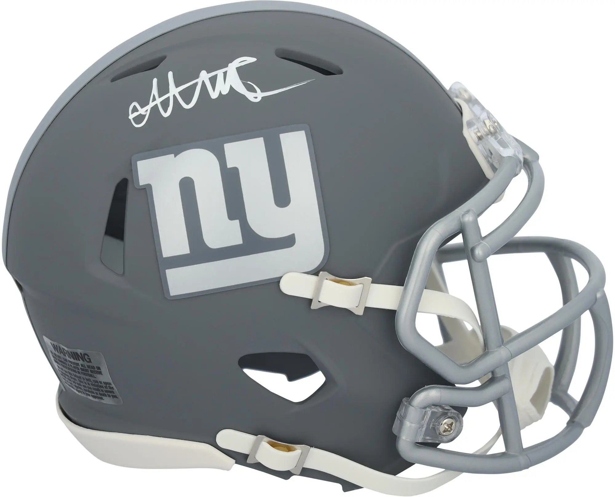 Abdul Carter New York Giants Autographed Riddell Slate Speed Mini Helmet - Fanatics Authentic Certified
