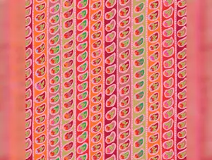 Kaffe: From the Archives | Paisley Stripe - Red by Kaffe Fassett Collective for FreeSpirit | PWGP032.RED