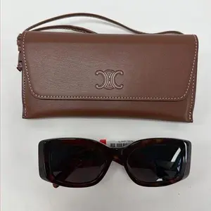 Pre-owned N26042552 Celine Sunglasses Tortoiseshell Frame Black
