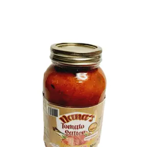 Nana's Tomato Sauce with Herbs 32 oz Jar - Rich & Flavorful Italian Style Pasta Sauce for Everyday Meals