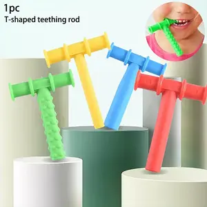 Baby Oral Motor Training T-Type Chew Toy, Speech Development Tool for Autism, Sensory Chewing Toy for Oral Muscle Development