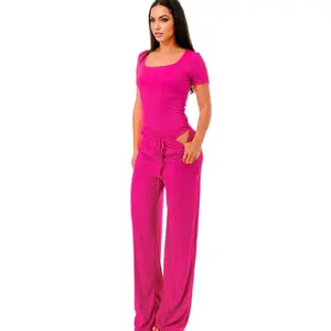 Pink Stretch - Comfortable and Stylish Pink Stretch Outfit for Everyday Wear