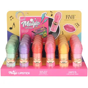 Lápiz Labial Magic Romantic Beauty - Venta al por Mayor Display 24 Unidades (ML-24801)