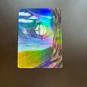 Chandelure Fan Art Pokemon Card Print Holographic