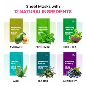 Korean Facial Sheet Mask 12 Pack – Hydrating Glass Skin Face Masks, Korean Skincare for Sensitive & Dry Skin, Easter Gifts, Teen Girl Gifts, Stocking Stuffers for Women, Spa Gift Set