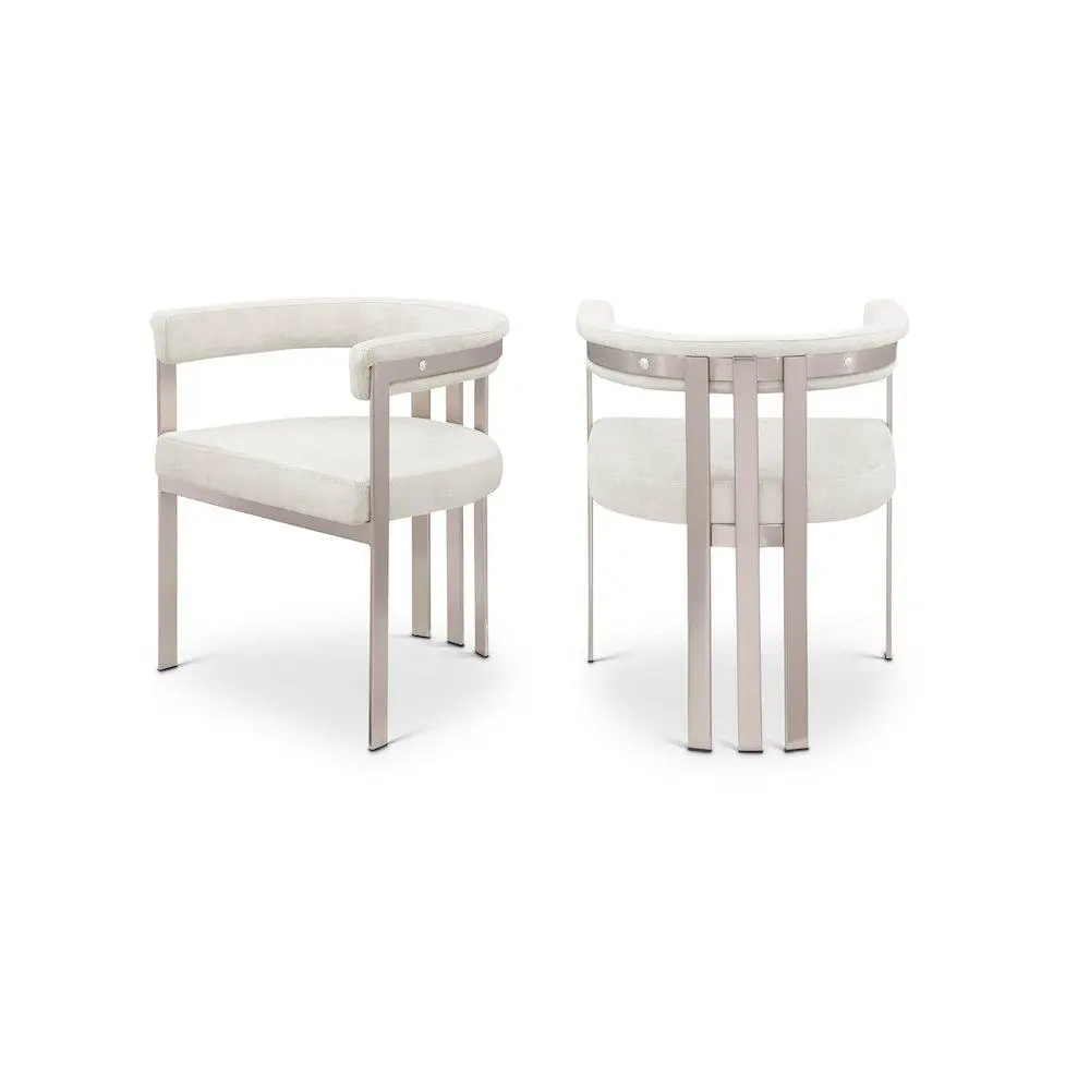Marcello Stone Velvet Dining Chair, Set of 2