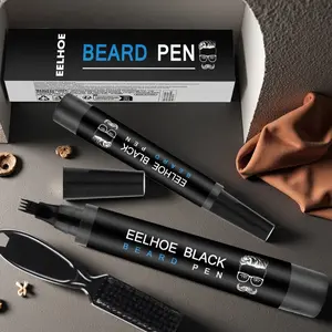 Men's Beard Filling Pen Set, Natural Waterproof Beard Pen, Beard Coloring Pen, Liquid Form, Non-Flammable