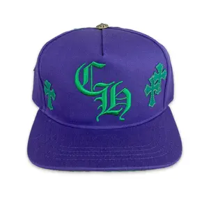 Chrome Hearts Cross Patch Hat 'Purple'