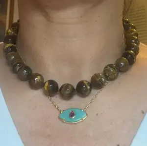 Abby's Knot Natural Stone Necklace