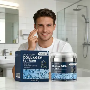 East Moon Men's Moisturizing Face Cream, Anti-Aging, Smooth Fine Lines for Men