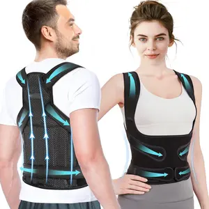Back Brace Back Straightener Posture Corrector for Women and Men Adjustable Posture Corrector Back Support Relieves Back Pain Scoliosis and Hunchback Correction Healthcare Tool Waist Trainer Corset Waist Girdle