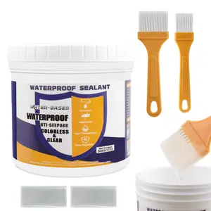 Invisible  Agent, 17.63oz Transparent Polyurethane  Coating Anti-Leakage Repairing Adhesive for Roof Walls Bathroom Kitchen Indoor Outdoor