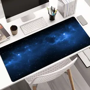 Large Fashion Starry Sky Design Mouse Pad Laptop Protection Mat Study Desk Pad - Durable Non-Slip Base, Edge-Locked Design, Office and Gaming Desktop Accessory, Ideal Gift for Friends and Family