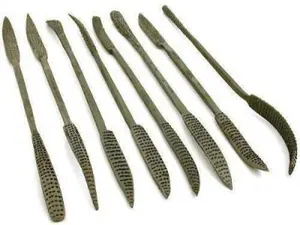 8Pc Double Sided Heavy Wood Rasp Riffler File Set (5.5MM x 200MM )