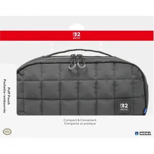 Hori Puff Pouch for Nintendo Switch 2 - Black