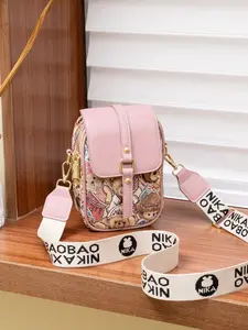 Trendy Bear Print Crossbody Bag, Elegant Multi-Layer Shoulder Bag, Adjustable Strap, All-Season Fashion Accessory, Stylish Phone Case, Fashionable Unique Bags, Casual Trendy Purses, Versatile Shoulder Bags