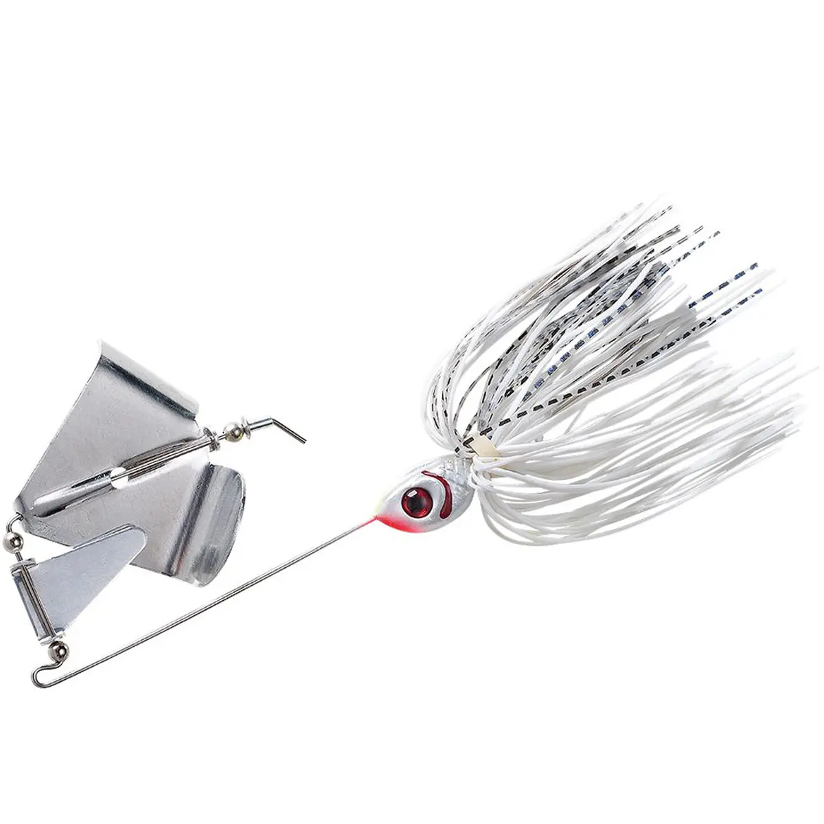 Booyah Buzz Bait 1/4 oz. Fishing Lure - Snow White Shad