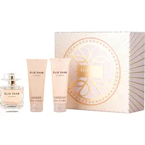 Elie Saab Le Parfum Set-Eau De Parfum Spray 3 Oz & Body Lotion 2.5 Oz & Shower Gel 2.5 Oz For Women