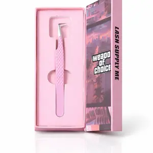 Brow Slayer Tweezers – Precision Eyebrow Tool (Pink)