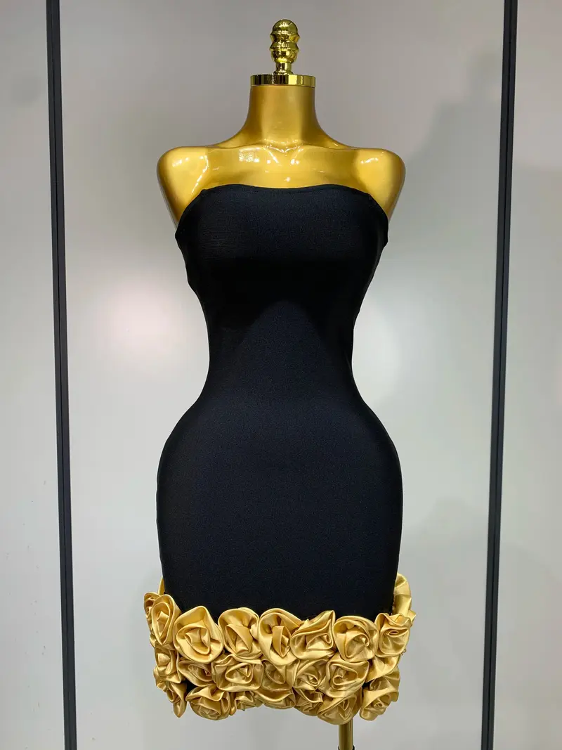 gold party dresses for ladies - TikTok Shop