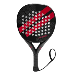 Ianoni Professional Carbon Fiber Tennis Racket, High Performance Lightweight Design, 3 Hole Equal Distance Layout, Ideal Gift for Adults