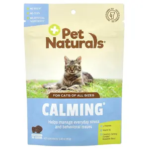 Pet Naturals Calming®, For Cats, All Sizes, 30 Chews, 1.59 oz (45 g)