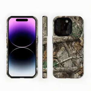 Woodland Camo Pattern Phone Case,Shockproof Rugged Cover Dual Layer Soft TPU Bumper Hard Shell Design for iPhone 11 12 13 14 15 16 17 Pro Max Plus Air