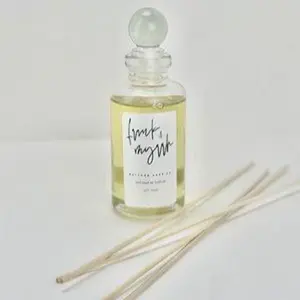 Mattoon Soap Co. 'Frank + Myrrh' Reed  Diffuser, Vegan, Organic Fragrance Free Long-lasting Decoration Gift