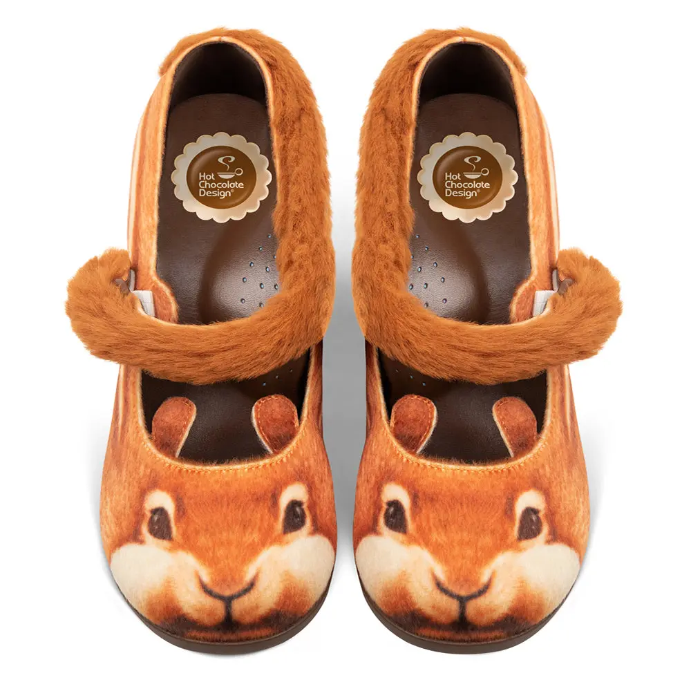 Chocolaticas® Mid Heels Nutty Cheeks Women's Mary Jane Pump