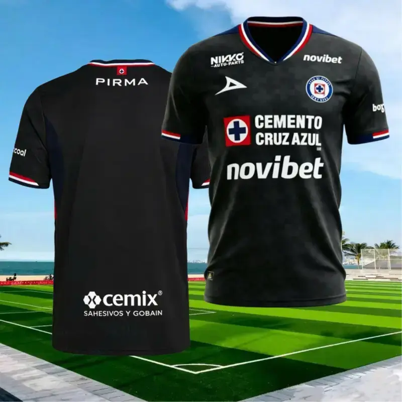 LIGA MX Personalized 25/26 Third Style Jersey, Blue Mexico Inspired Custom Fan Shirt, Men & Women Blokecore Sports Top, Sizes S-5XL